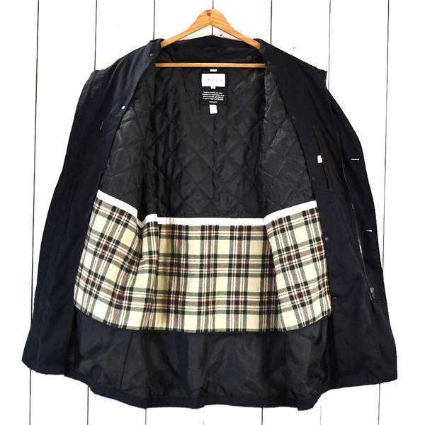 SIMPLE LIFE 比翼釦仕立て フルジップアップ 取外し可能中綿ライナー付 コート XL ブラック 秋冬対応 2316450031-98 / 5TJ019 | SIMPLE LIFE | 01