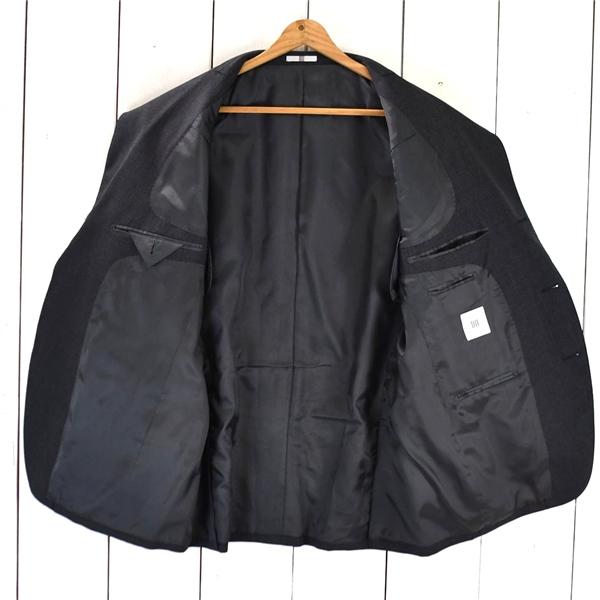 スーツセレクト 3つボタン シングル 段返り ジャケット BB5 / M ダークグレー 袖口4つ釦 春秋冬対応 SLS1807 / 5TJ022 | SUIT SELECT | 01