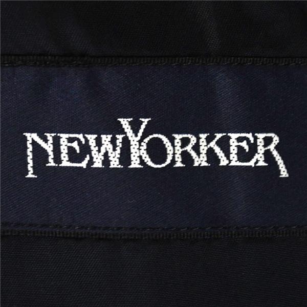 ニューヨーカー NEWYORKER 2つボタン シングル ジャケット M ダークネイビー 袖口4つ釦 春夏対応 16-11-8162-75-02 / 5TJ033 | NEWYORKER | 03