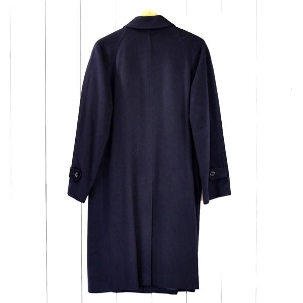Takashimaya 高島屋 ELEFIT 比翼仕立て 4つボタン シングル ウールステンカラーコート M ダークネイビー 秋冬対応 22391 / 5TJ037 | ブランド登録なし | 02