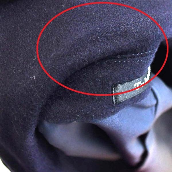 Takashimaya 高島屋 ELEFIT 比翼仕立て 4つボタン シングル ウールステンカラーコート M ダークネイビー 秋冬対応 22391 / 5TJ037 | ブランド登録なし | 05