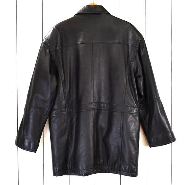 CF company 4つボタン シングル ラムレザー100％ カーコート XXL ブラック 秋冬対応 大きいサイズ D-TK379 / 5TJ038 | ブランド登録なし | 02