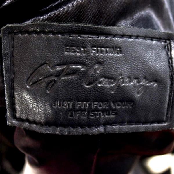 CF company 4つボタン シングル ラムレザー100％ カーコート XXL ブラック 秋冬対応 大きいサイズ D-TK379 / 5TJ038 | ブランド登録なし | 04