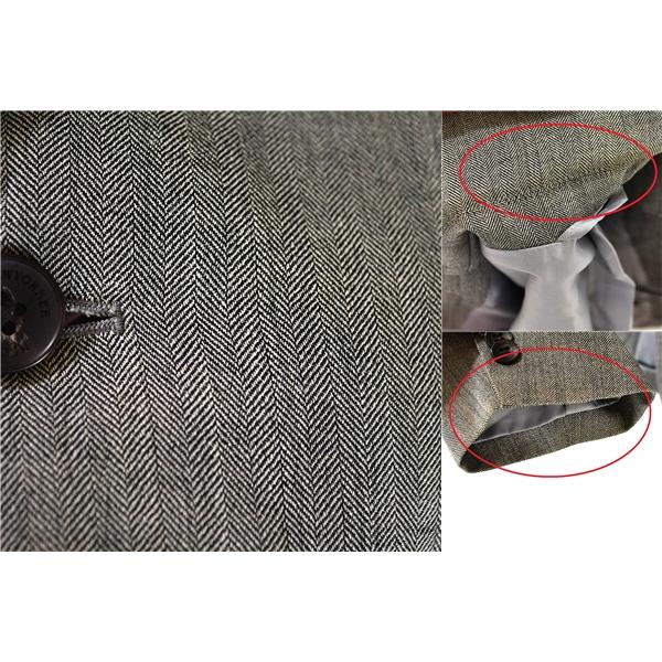 ニューヨーカー NEWYORKER 麻リネン混 2つボタン シングル ジャケット A5 / M グレー 袖口4つ釦 春夏秋対応 11-19-2203-06-02 / 5TJ042 | NEWYORKER | 05