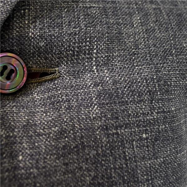 ダンヒル dunhill 2つボタン シングル ジャケット L グレー 袖口4つ釦 サイドベンツ 春秋冬対応 / 5TK003 | dunhill | 02