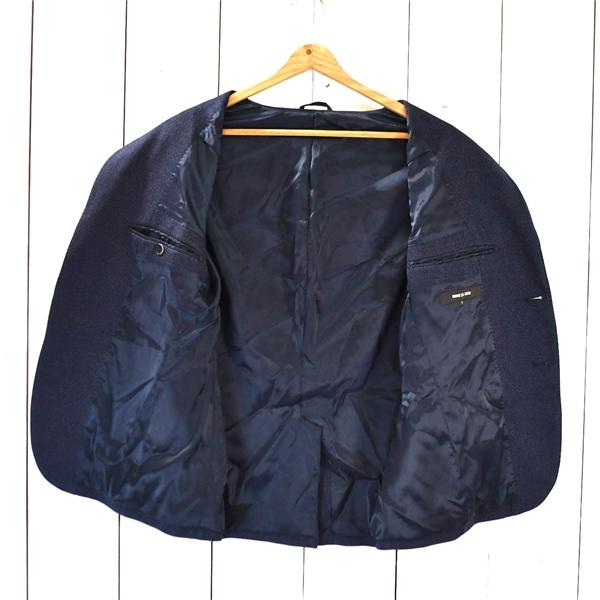 コムサメン COMME CA MEN コットン混 2つボタン シングル ジャケット M ダークネイビー 袖口3つ釦 07-15JR03 / 5TK005 | COMME CA MEN | 01