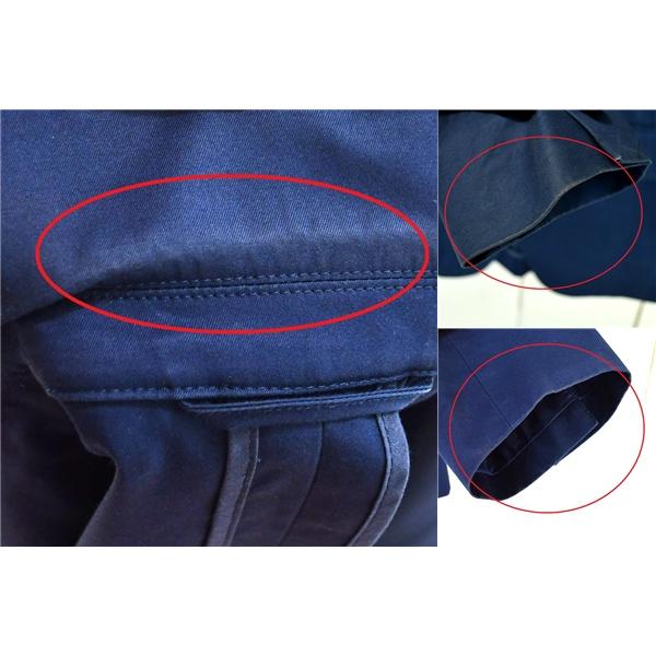 blazer's bank.com スーツカンパニー コットン100％ 3つボタン シングル 段返り ジャケット 165cm-6Drop / S 濃紺 382400 / 5TK008 | SUIT SQUARE | 05