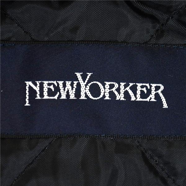 ニューヨーカー コットン100％ 比翼仕立て ステンカラーコート XL ブラック 取外し可能中綿ライナー付 11-38-9301-05-03 / 5TK009 | NEWYORKER | 04