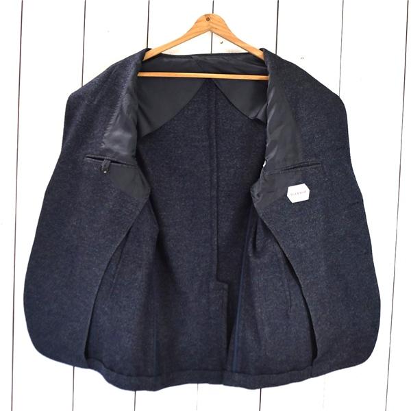 美品 DoCLASSE コットン混 3つボタン シングル 段返り ジャケット M ダークネイビー 袖口3つ釦 秋冬対応 55592-480 / 5TK020 | ブランド登録なし | 01