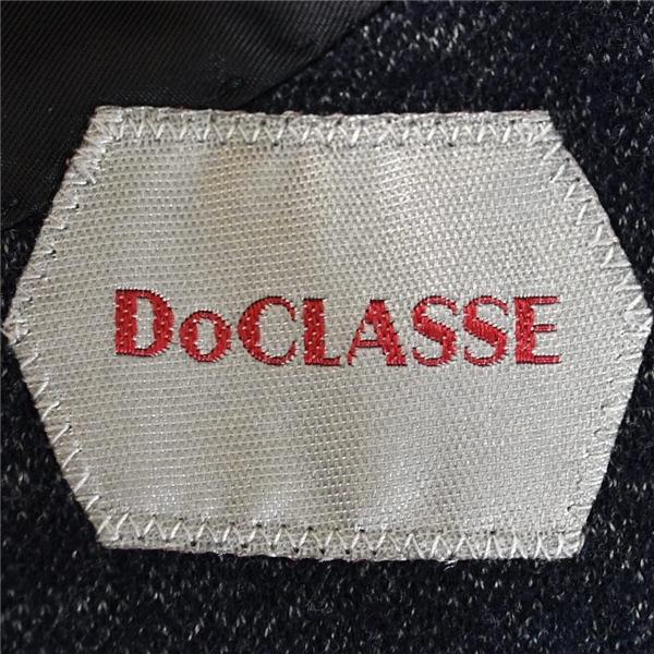美品 DoCLASSE コットン混 3つボタン シングル 段返り ジャケット M ダークネイビー 袖口3つ釦 秋冬対応 55592-480 / 5TK020 | ブランド登録なし | 03