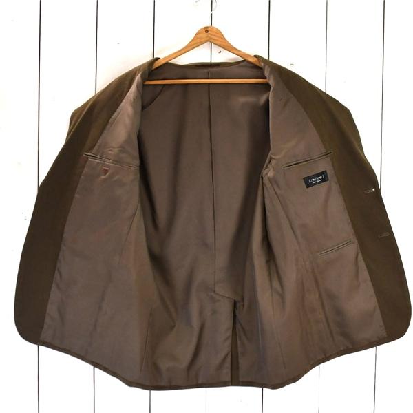 FULL MARK フルマーク 2つボタン シングル ジャケット XL カーキブラウン 袖口3つ釦 ポリエステル100％ 春秋冬対応 815320 / 5TK023 | ブランド登録なし | 01
