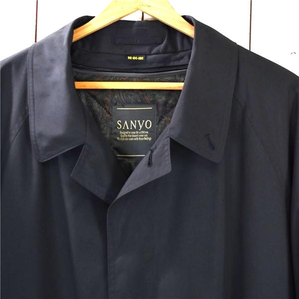 SANYO 比翼仕立て 5つボタンシングル 取外し可能ライナー付 ステンカラーコート A7 / L ブラック 秋冬対応 2A252-305-09 / 5TK027 | ブランド登録なし | 03