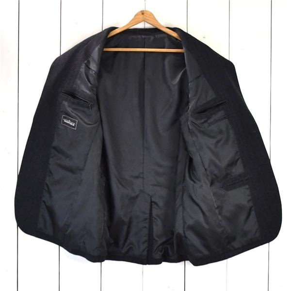 SAVOIA 2つボタン シングル ジャケット AB7 / L ダークグレー ヘリンボーン 袖口3つ釦 コットン混 春秋冬対応 TKJK74 / 5TK028 | ブランド登録なし | 01