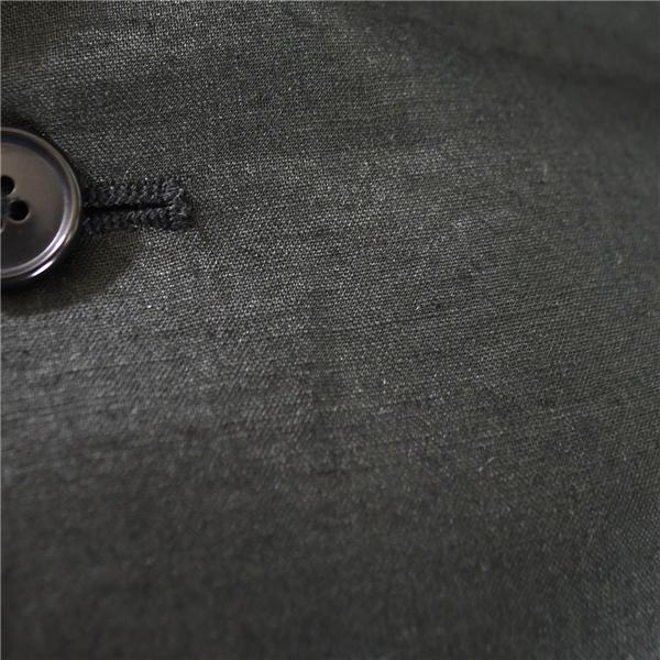 タカキュー TAKA:Q.COM 麻リネン100％ 2つボタン シングル ジャケット L ブラック 袖口3つ釦 春夏対応 260361 / 5TK029 | TAKA-Q | 02