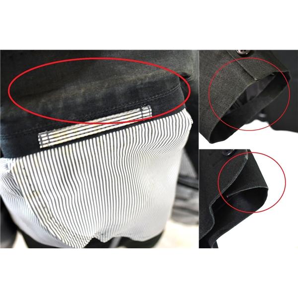 タカキュー TAKA:Q.COM 麻リネン100％ 2つボタン シングル ジャケット L ブラック 袖口3つ釦 春夏対応 260361 / 5TK029 | TAKA-Q | 05