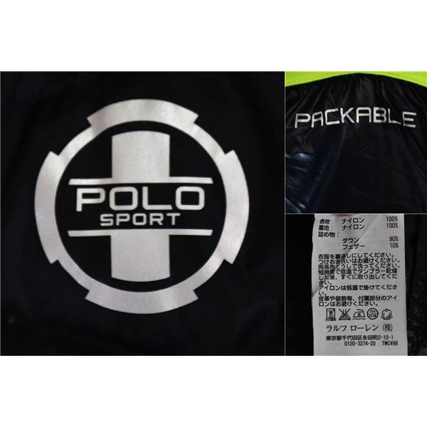 POLO SPORT ラルフローレン フルジップアップ ダウンベスト S / 170/92A ブラック 秋冬対応 776594717003 / 5TK034 | POLO RALPH LAUREN | 04