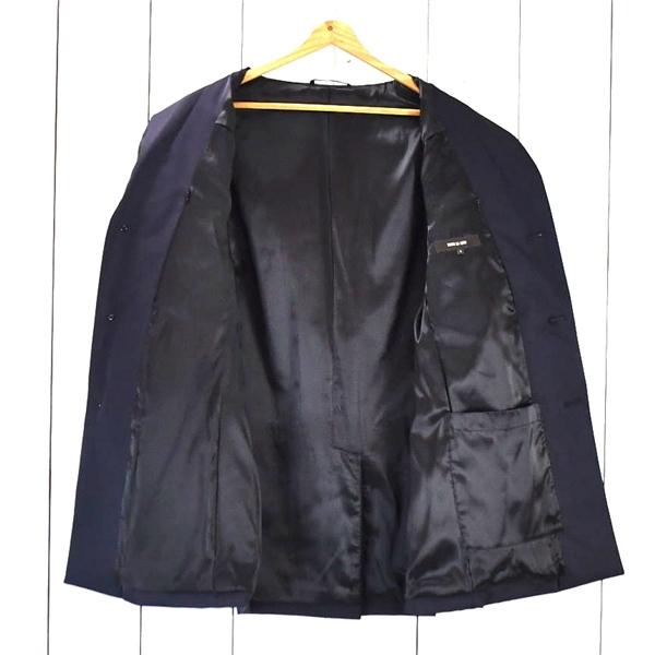 コムサメン COMME CA MEN 3つボタン シングル 段返り チェスターコート L ブラック 袖口3つ釦 春秋冬対応 07-17MR09 / 5TK038 | COMME CA MEN | 01