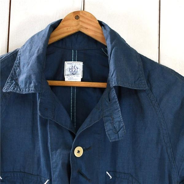 USA製 ポストオーバーオールズ POST O'ALLS エンジニア ジャケット カバーオール シャツジャケット M ネイビー 114-01-1449 / 5TL005 | POST O'ALLS | 02