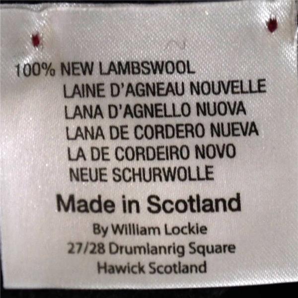 スコットランド製 ウィリアムロッキー WILLIAM LOCKIE ラムウール アーガイル ニット カーディガン M ダークグレーベース / 5TL007 | WILLIAM LOCKIE | 04