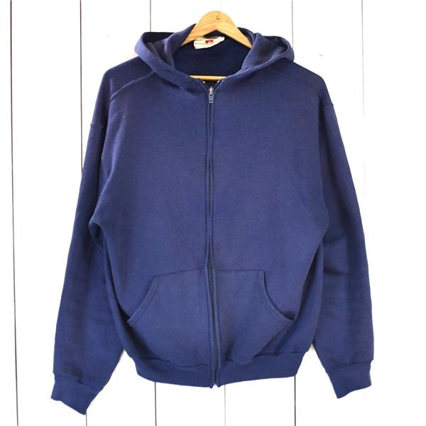 USA製 80年代 ヴィンテージ ラッセルアスレティック Russell Athletic フルジップアップ スウェット パーカー M ネイビー / 5TL010 | Russell Athletic