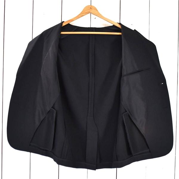 美品 ユニクロ UNIQLO 2つボタン シングル ジャケット M ブラック 袖口3つ釦 春夏秋対応 ポリエステル72％ 311-448034 / 5TL012 | ユニクロ | 01