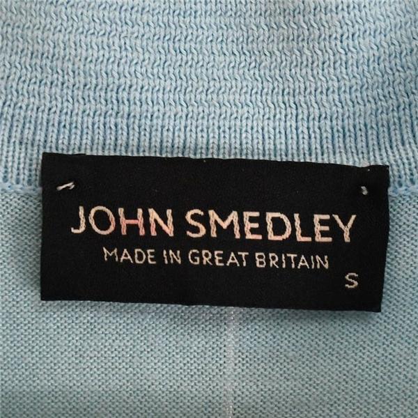 英国製 ジョンスメドレー JOHN SMEDLEY コットン100％ ポロシャツ 半袖シャツ S ライトブルー リーミルズエージェンシー / 5TL027 | JOHN SMEDLEY | 02