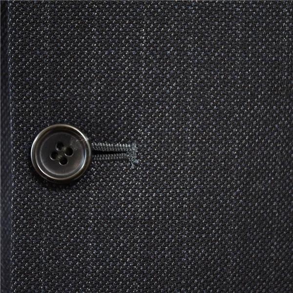 ROSSY 3ピース 2つボタン シングルスーツ M A4 ダークグレー ストライプ 3F-062 合物 春秋 5XB058 | ブランド登録なし | 02