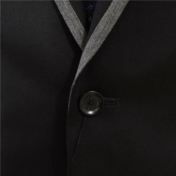 新品同様 未使用品 N.G.A.C スーツカンパニー 2つボタン シングルスーツ M YA6 ブラック ノータック パーティースーツ NB16219 春秋 5XC098 | SUIT SQUARE | 02