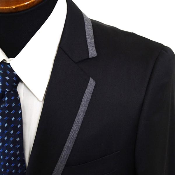 新品同様 未使用品 N.G.A.C スーツカンパニー 2つボタン シングルスーツ M YA6 ブラック ノータック パーティースーツ NB16219 春秋 5XC098 | SUIT SQUARE | 04