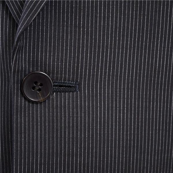LIMITED EDITION 伊製 モヘヤ シルク混 2つボタン シングルスーツ M YA5 ダークネイビー ストライプ ノータック 42727304 夏物 春夏 5XD018 | LIMITED EDITION | 02