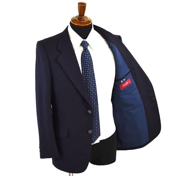 ダーバン 2つボタン シングルスーツ M Y6 ダークネイビー ストライプ ノータック 1315128-39 夏物 春夏 5XD052 | D'URBAN | 01