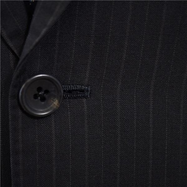 allegri モヘヤ混 2つボタン シングルスーツ S YA4 ブラック ストライプ 4FD43-613-29 夏物 春夏 薄手 5XE011 | ブランド登録なし | 02