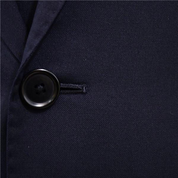 トゥモローランド 伊製 ゼニア生地 3ピース 2つボタン シングルスーツ S Y4 ダークネイビー ノータック 61-06-54-06101 合物 春秋 5XE015 | TOMORROWLAND | 02