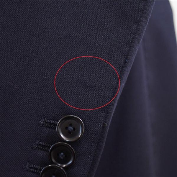 トゥモローランド 伊製 ゼニア生地 3ピース 2つボタン シングルスーツ S Y4 ダークネイビー ノータック 61-06-54-06101 合物 春秋 5XE015 | TOMORROWLAND | 05