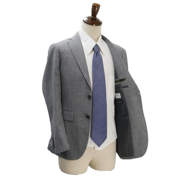 美品 オリヒカ 段返り 3つボタン シングルスーツ S YA4 ダークグレー 灰色 ノータック ウォッシャブル 春秋 合物 45AUFS002 5XE028 | BURBERRY | 01