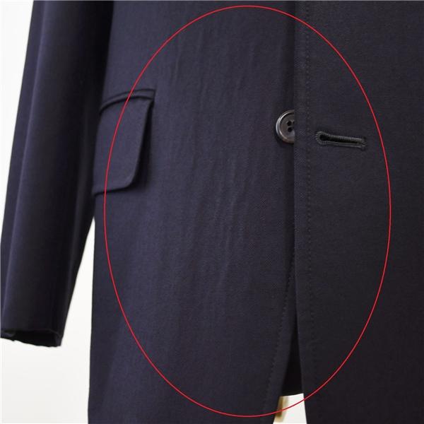 Jプレス 段返り 3つボタン シングルスーツ L AB7 ダークネイビー ノータック SR-OV-CA-0001 合物 春秋 5XE106 | J.PRESS | 04