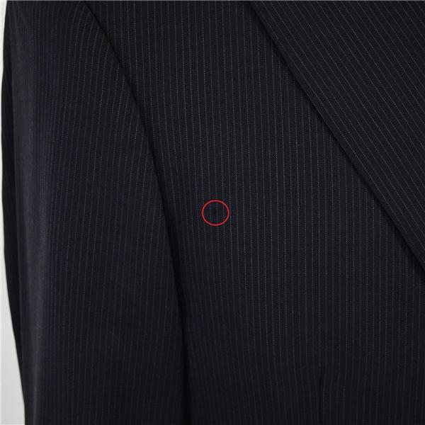 Jプレス モヘヤ混 段返り 3つボタン シングルスーツ M A4 ダークネイビー ストライプ J.PRESS SR-OP-HM-0125 夏物 春夏 薄手 5XE122 | J.PRESS | 05