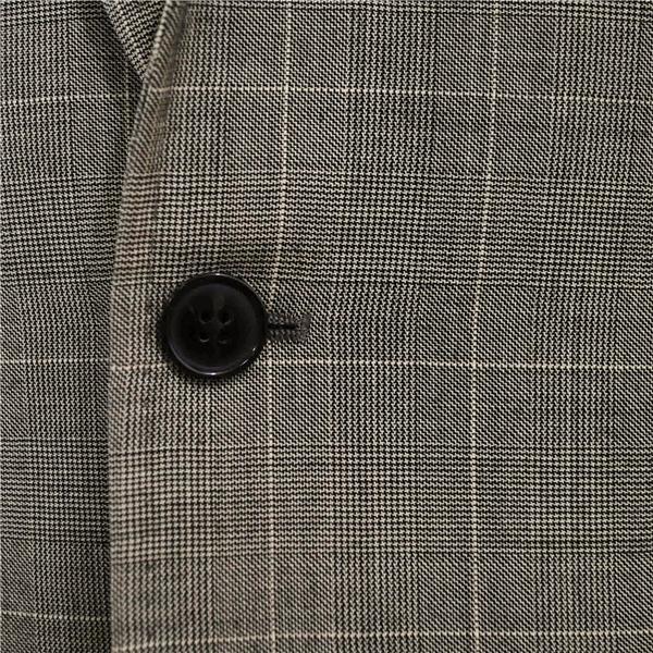 ドルチェ＆ガッバーナ 2つボタン シングルスーツ L YA7 ダークグレー グレンチェック ノータック D&G G1P2MT 合物 春秋 5XF007 | DOLCE&GABBANA | 02
