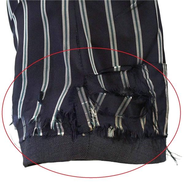 FILO D'ORO スーツカンパニー シルク混 3ピース 2パンツ 2つボタン シングルスーツ M A5 ダークグレー ノータック VBN58701 春夏秋 5XF020 | SUIT SQUARE | 06