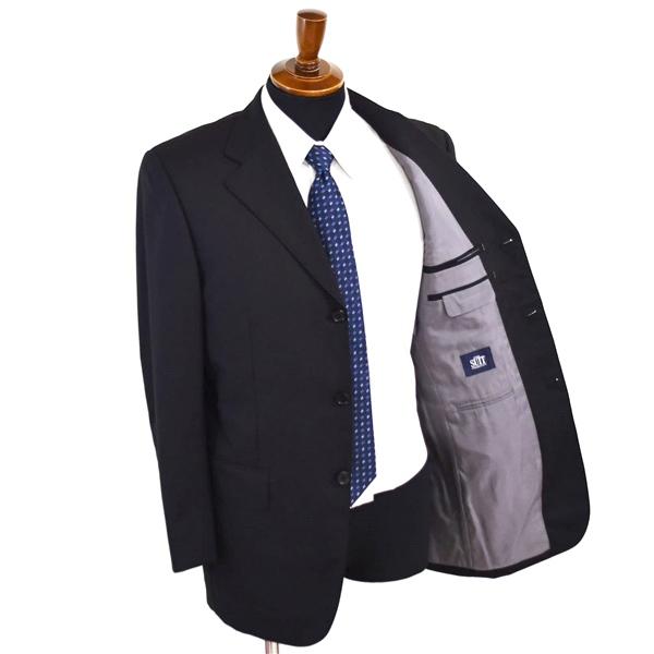 スーツカンパニー 3つボタン シングルスーツ M YA5 ブラック 黒 226101夏物 春夏 5XF053 | SUIT SQUARE | 01