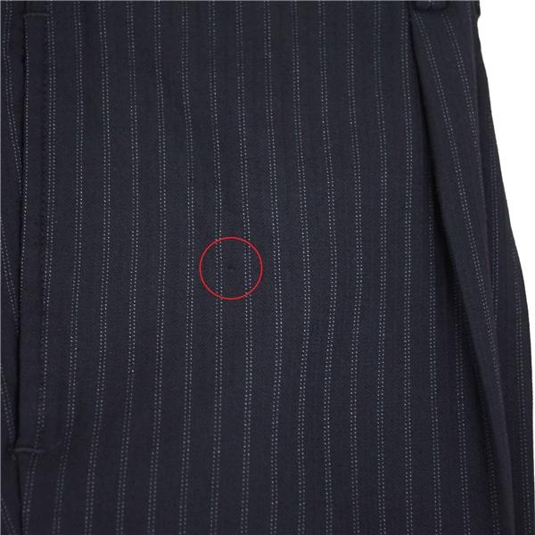 TK タケオキクチ 120's生地 2つボタン シングルスーツ M Y7 ブラック ストライプ 616-67505 夏物 春夏 5XF061 | TAKEO KIKUCHI | 05