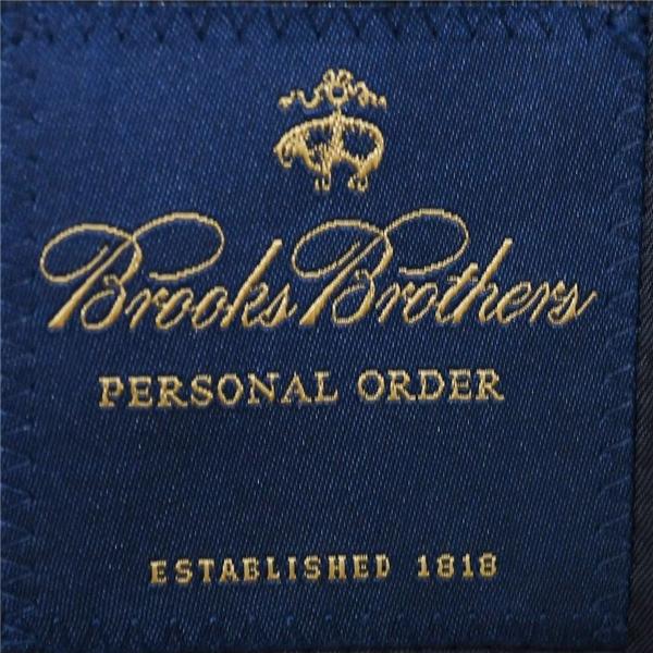 美品 ブルックスブラザーズ 2つボタン シングルスーツ L A7 ダークネイビー ノータック BB11404385 夏物 春夏 薄手 5XF078 | BROOKS BROTHERS | 03