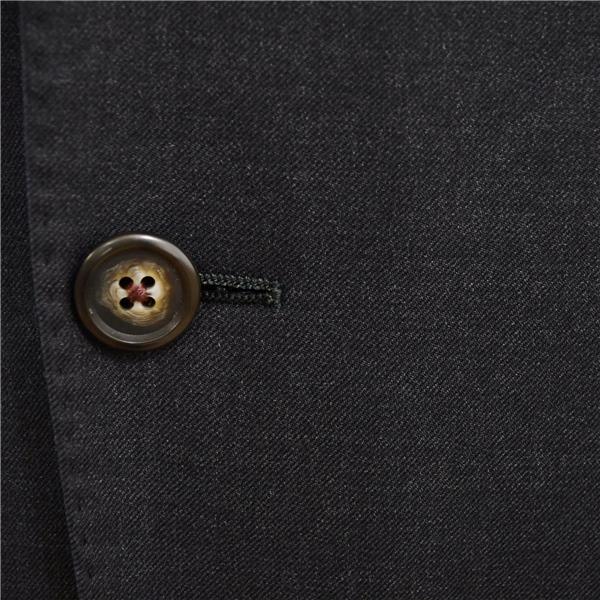 麻布テーラー 2パンツ 2つボタン シングルスーツ M YA5 ダークグレー ノータック O183-ZA11 合物 春秋 5XF113 | 麻布テーラー | 02