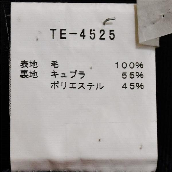 Tenoras 3ピース 2つボタン シングルスーツ L A7 ブラック ストライプ ノータック TE-4525 合物 春秋 5XF135 | TENORAS | 04