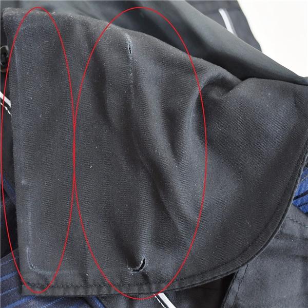 スーツセレクト シルク混 3ピース 2つボタン シングルスーツ M Y6 ダークネイビ ストライプ ノータック BLT1306 合物 春夏秋 5XG002 | SUIT SELECT | 07