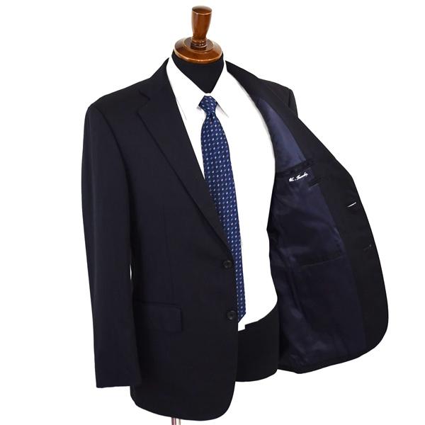 Jプレス 段返り 3つボタン シングルスーツ M A6 ブラック ストライプ J.PRESS SR-OV-KW-0520 合物 春秋 5XG037 | J.PRESS | 01