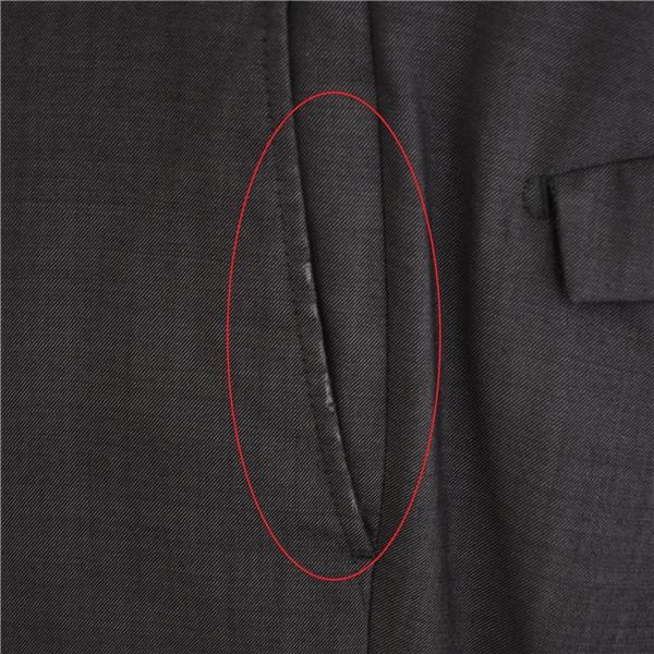 オリヒカ 2つボタン シングルスーツ M A5 ダークグレー ノータック 8553025S 夏物 春夏 薄手 5XG053 | BURBERRY | 07