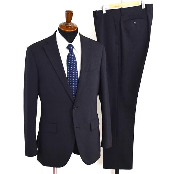 ユニバーサルランゲージ 2つボタン シングルスーツ L A7 ダークグレー ノータック ウォッシャブル 0651251 夏物 春夏 薄手  5XH026 | UNIVERSAL LANGUAGE