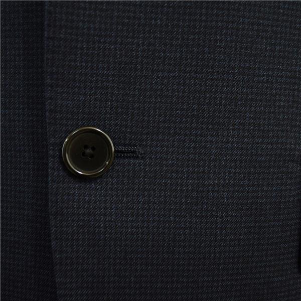 美品 Jプレス 2つボタン シングルスーツ M A5 ダークネイビー 千鳥格子 ノータック SR-OV-BW-0213 J.PRESS 合物 春秋  5XH030 | J.PRESS | 02