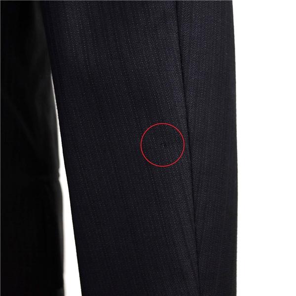 Jプレス 2つボタン シングルスーツ M A6 ブラック ストライプ ノータック 袖口4つ釦 J.PRESS SR-OV-YW-0325 合物 春秋  5XH034 | J.PRESS | 06